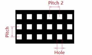 Straight Line Holes